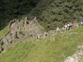MachuPichu2005-00189-IncaTrail-Winaywayna-Up The Steps